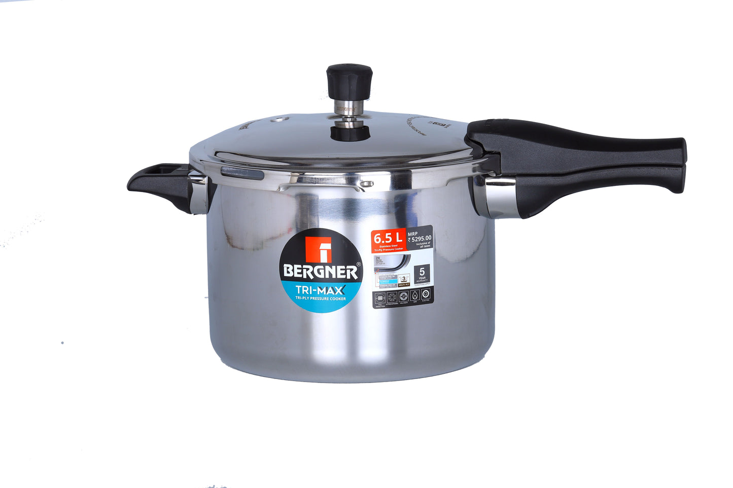 The Bergner Tri-Ply Stainless Steel Pressure Cooker: Culinary Excellence at Your Fingertips