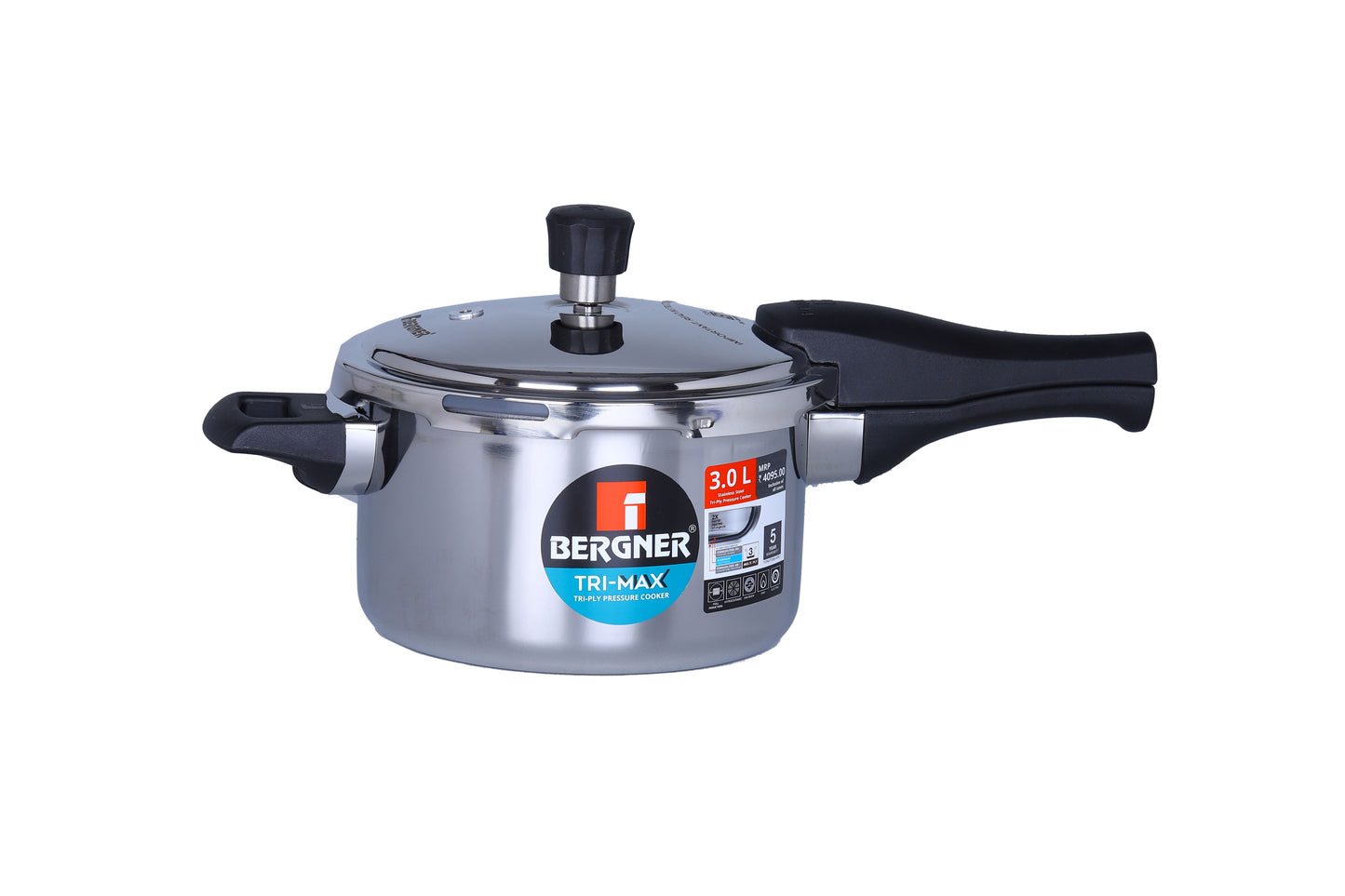 The Bergner Tri-Ply Stainless Steel Pressure Cooker: Culinary Excellence at Your Fingertips