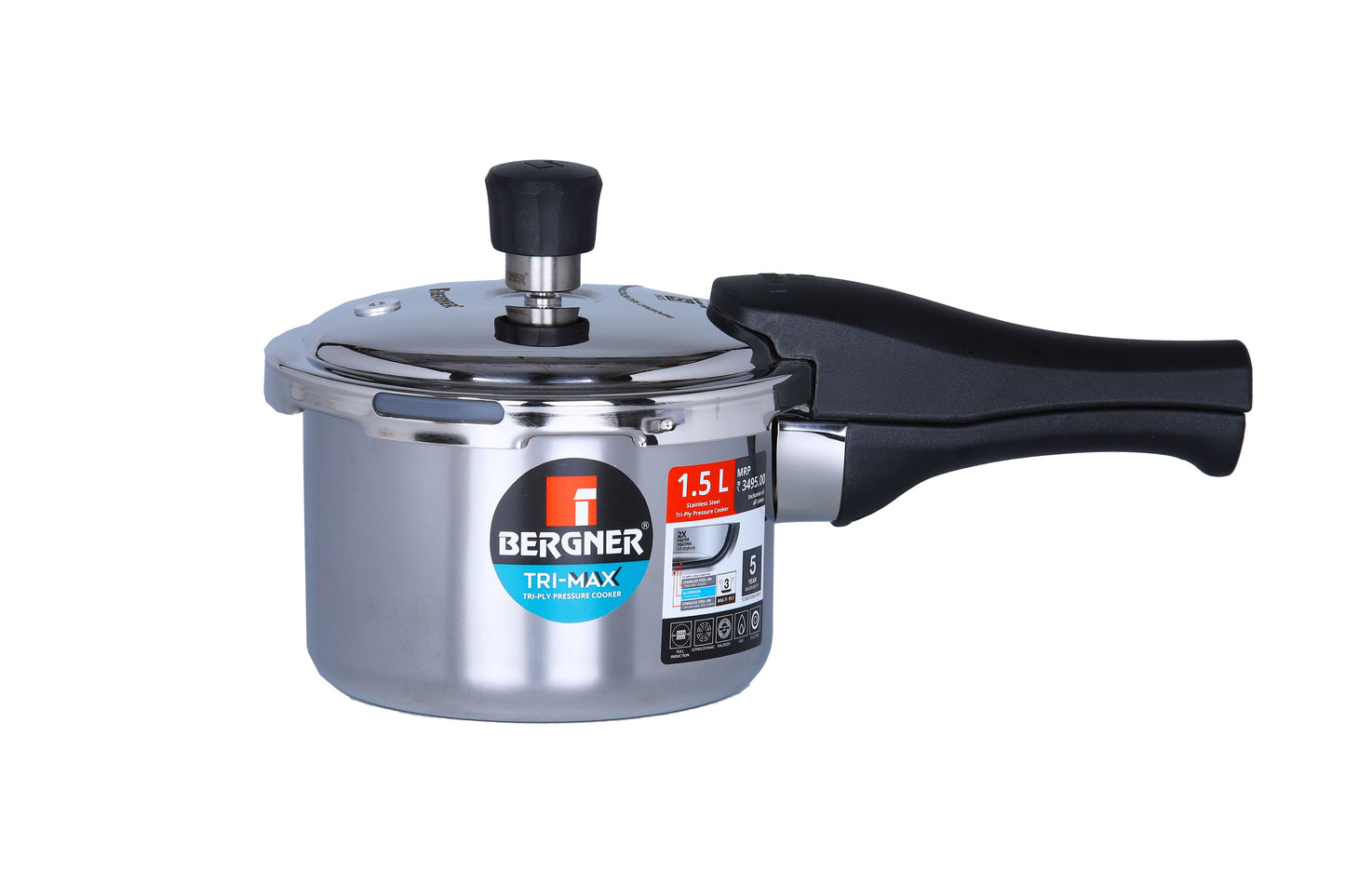 The Bergner Tri-Ply Stainless Steel Pressure Cooker: Culinary Excellence at Your Fingertips