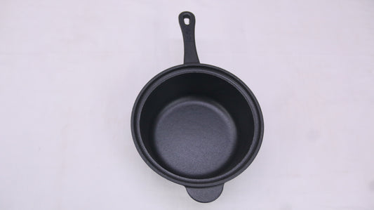 Cast Iron Saucepot .